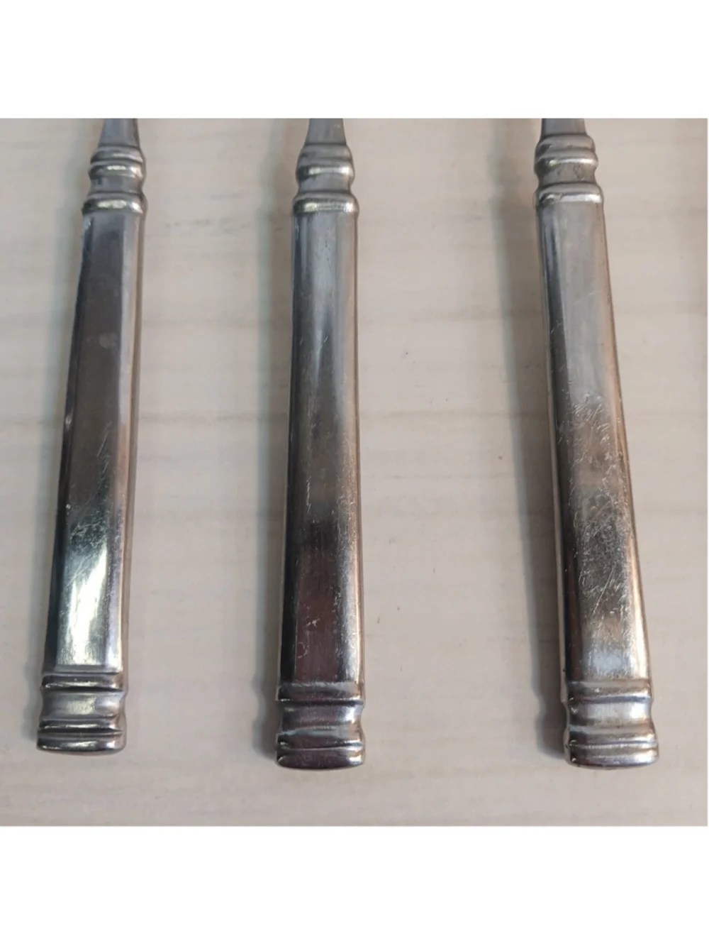 Set Of 5 Wallace Silver La Rochelle WAS205 Stainless Steel TABLESPOONS 7.25